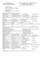 de thi hoc ki 2  hoa 11 co ban