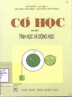 Giáo Trình Cơ Học - Tập 1 pps