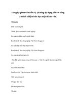 Đăng ký giảm vốn điều lệ. (Không áp dụng đối với công ty trách nhiệm hữu hạn một thành viên) ppsx