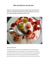 Sữa chua tốt hơn cả sữa tươi potx