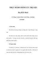 THỰC HÀNH CHÂM CỨU TRỊ LIỆU - DẠ DÀY ĐAU pdf