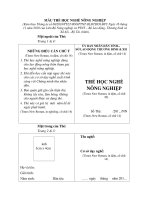 MẪU THẺ HỌC NGHỀ NÔNG NGHIỆP pptx