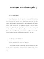 Sơ cứu bệnh nhân cấp cứu (phần 2) SƠ CỨU NGẠT NƯỚC: Nhanh chóng đưa nạn doc