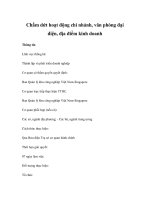 Chấm dứt hoạt động chi nhánh, văn phòng đại diện, địa điểm kinh doanh docx