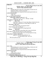 Giáo án 2009 - 2010: Toán, TNXH, toán bổ sung, toán tự học