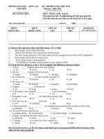 Đề thi KHII Anh 9 09-10