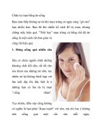 Chữa trị mụn bằng ăn uống ppt