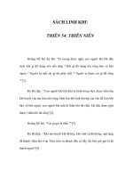 SÁCH LINH KHU - THIÊN 54: THIÊN NIÊN ppt