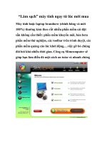 “Làm sạch” máy tính ngay từ lúc mới mua pps