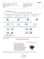 Đề thi học kỳ II tin lớp 5(09-10)