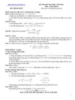 Ôn thi Đại học môn Toán năm 2011 (Số 3) pdf
