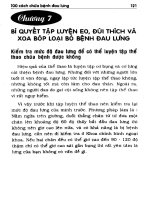 100 Cách chữa bệnh đau lưng (Chương 7) potx