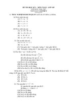 Đề thi học kì I môn toán lớp 10 pps