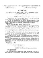 Báo cáo an toan gt