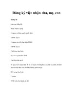 Đăng ký việc nhận cha, mẹ, con potx