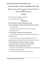 Đề cương thực tế môn xã hội học đoàn thể pdf