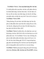 TextMaker Viewer | Xem mọi định dạng file văn bản pdf