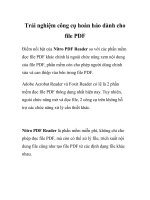 Trải nghiệm công cụ hoàn hảo dành cho file PDF Điểm nổi bật của Nitro PDF Reader pot