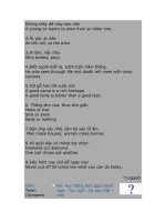 Thành ngữ tiếng Anh - 2 pps