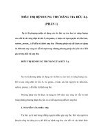 ĐIỀU TRỊ BỆNH UNG THƯ BẰNG TIA BỨC XẠ (PHẦN 1) ppt