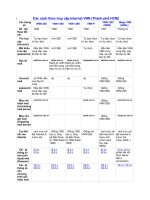 các cách thức truy cập internet vnn