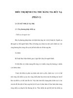 ĐIỀU TRỊ BỆNH UNG THƯ BẰNG TIA BỨC XẠ (PHẦN 2) ppt