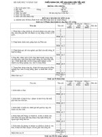 Phiếu đánh giá xếp loại giáo viên