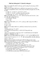 Bài tập quan hệ vuông góc