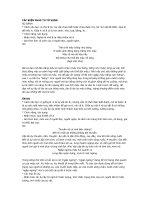 Các biện pháp Tu Từ