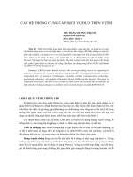 CÁC HỆ THỐNG CUNG CẤP DỊCH VỤ DỰA TRÊN VỊ TRÍ pptx