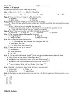 Đề giao lưu Quang Trung- Sơn Tây số 2