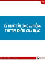 kỹ thuật tấn công và phòng thủ trên không gian mạng - kỹ thuật tấn công - sniffer