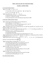 HÌNH HỌC GIẢI TÍCH TRONG MẶT PHẲNG pps