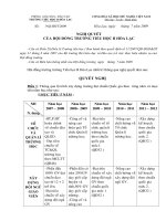 Nghị quyết Hội đồng trường