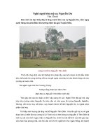 Nghĩ ngợi bên mộ cụ Nguyễn Du