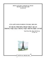 DẠY HỌC TRỰC QUAN