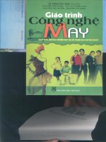 Giáo trình công nghệ may part 1 pptx