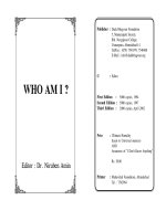 Who am I - a book that will change your life