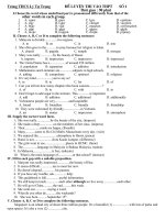 Đề thi vao 10 môn Anh văn