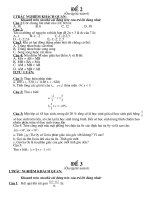 đề ôn tập hè toán 6