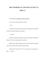 ĐIỀU TRỊ BỆNH UNG THƯ BẰNG TIA BỨC XẠ (PHẦN 3) pdf