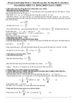 Đề cương ôn tập Vật lý 12/ Dòng điện xoay chiều