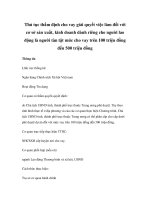 Thủ tục thẩm định cho vay giải quyết việc làm đối với cơ sở sản xuất, kinh doanh dành riêng cho người lao động là người tàn tật mức cho vay trên 100 triệu đồng đến 500 triệu đồng potx