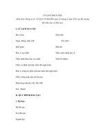 MẪU LÝ LỊCH KHOA HỌC ppsx