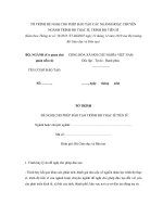 MẪU TỜ TRÌNH ĐỀ NGHỊ CHO PHÉP ĐÀO TẠO CÁC NGÀNH HOẶC CHUYÊN NGÀNH TRÌNH ĐỘ THẠC SĨ, TRÌNH ĐỘ TIẾN SĨ potx