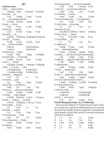 Bộ đề trắc nghiệm tiếng Anh vào 10