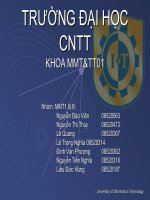 Đồ án an toàn và bảo mật mạng AUTHENTICATION