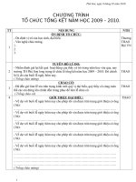 chuong trinh tong ket nam hoc