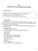 Giáo trình điều dưỡng ngoại khoa (Bài 4) docx