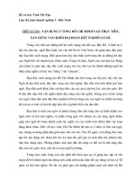 Tư tưởng HCM Với Xây dựng khối đại đoàn kết